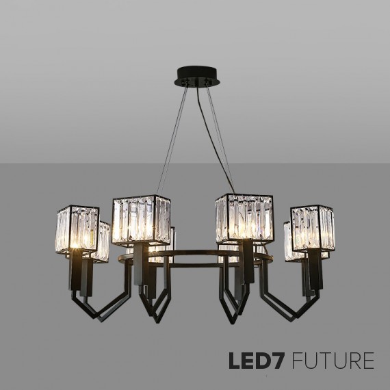 Ritz - Asterism Black Chandelier